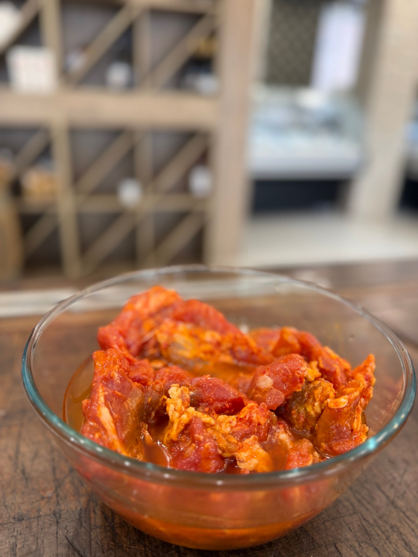 Araignées de porc marinée au piment d'Espelette
